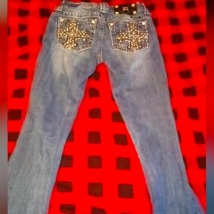 Denim bootcut jeans
